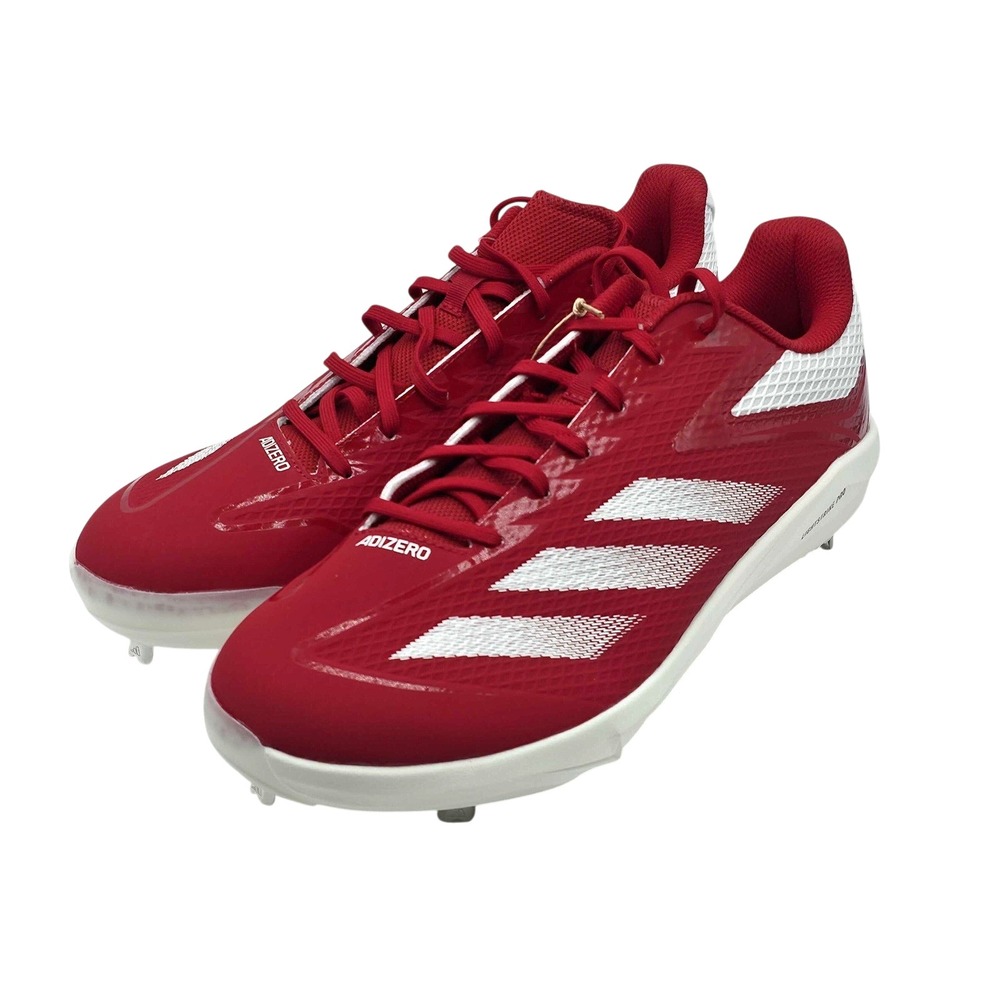 adidas Adizero Electric BS Metal Baseball Cleats Men's Size 12 Red NWT IH3462